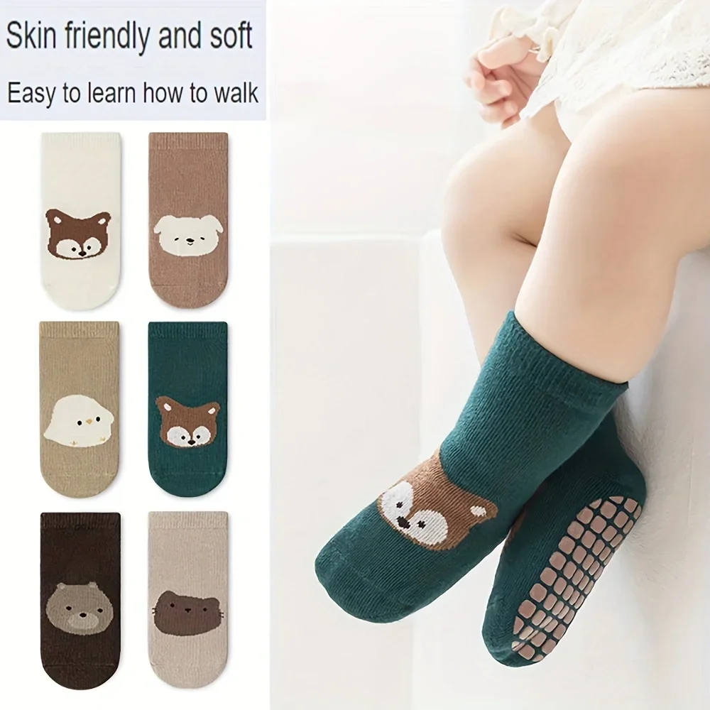 6 par jesienno-zimowych skarpe – Unisex Baby Socks Non Slip recenzja i cena