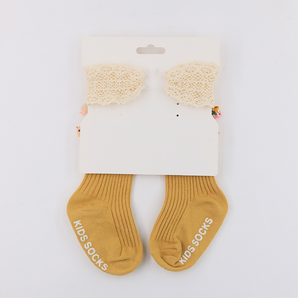 3 szt. Kokardka z kwiatowym na – Unisex Baby Socks Non Slip recenzja i cena